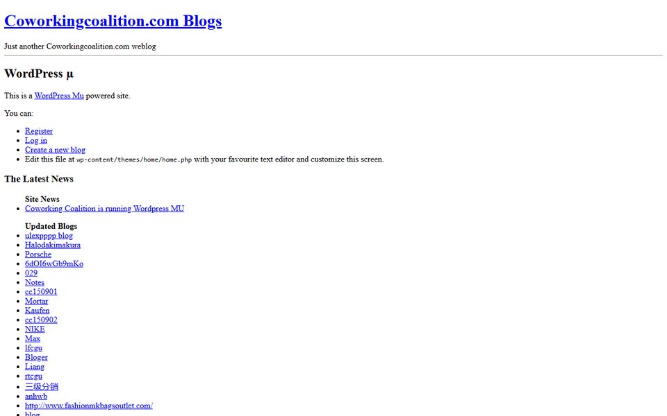 Peak-activity snapshot of coworkingcoalition.com from Jun 13, 2017